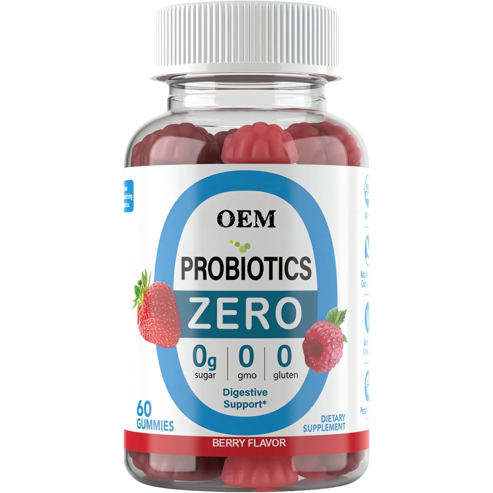 Women's Probiotic Gummies with Cranberry for Digestive and Immune Health