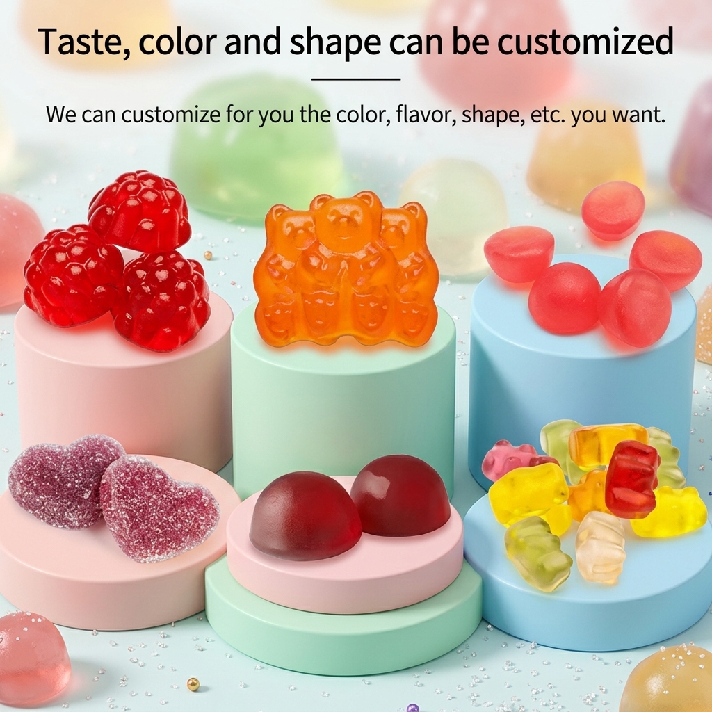 GMP Factory OEM Private Label Organic Multivitamin Gummies DHA Omega 3 Chewing Candy for Kids Growth &amp; Immune Health Vitamins