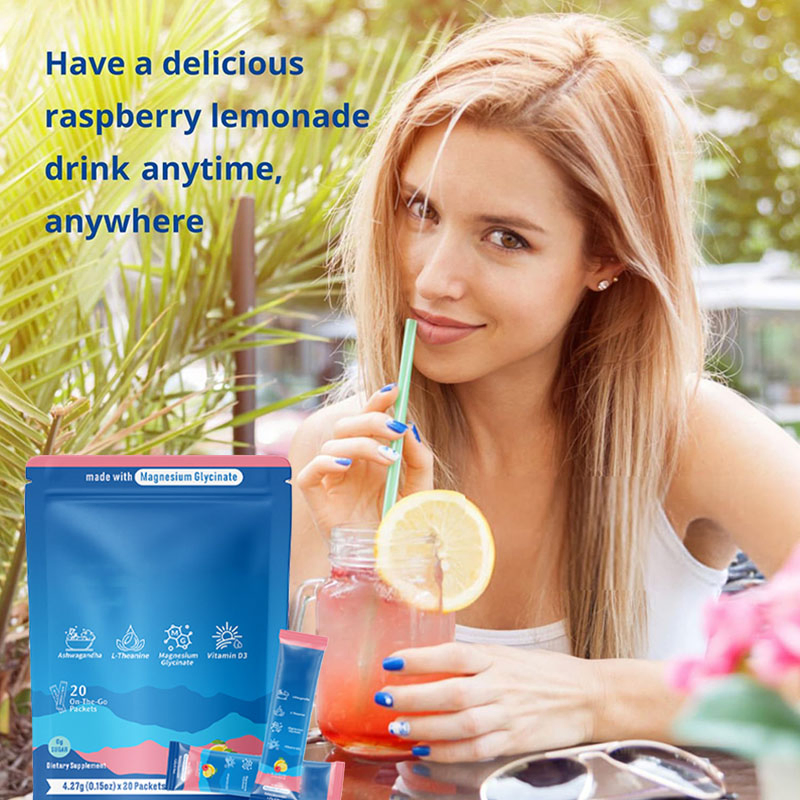 Wholesale Calm Instant Lemon Electrolyte Drink Powder Mix Hydration Packets Relaxation Energy Electrolyte Powder