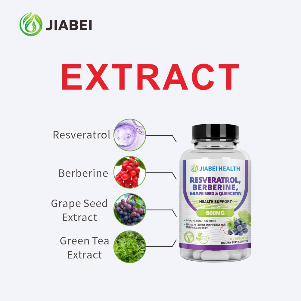 Factory Customised Adult Capsules OEM/ODM Herb Extracts Support Antioxidant Activity