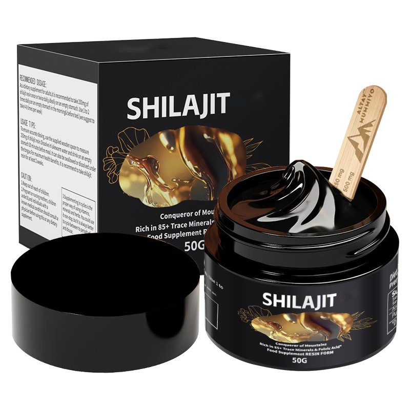 Wholesale Lab Tested Shilajit Supplement for Improve Cognitive Focus and Ease Regular Body Fatigue