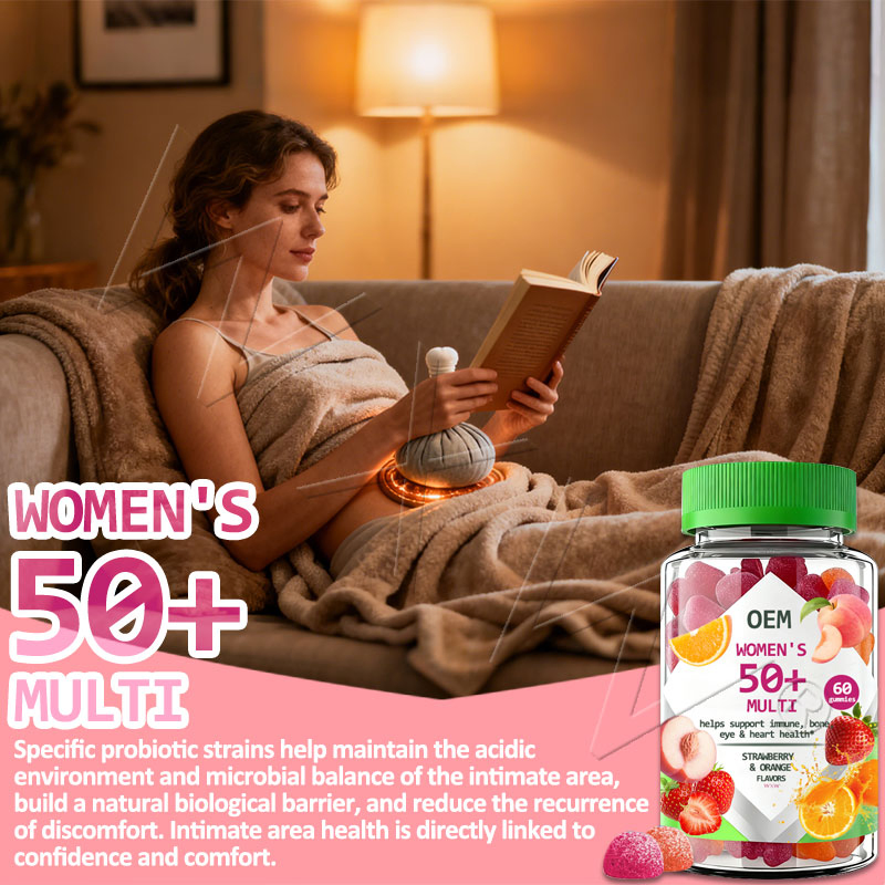 Custom Daily Women's Multivitamin Gummies with Probiotics for Immune Support