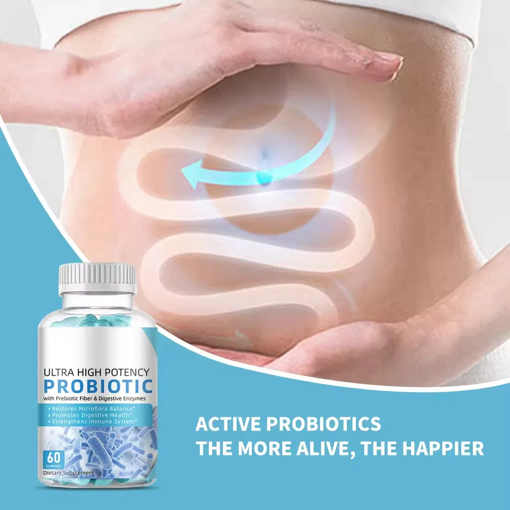 Premium Ultra High Potency Probiotic Gummies for Flora Balance