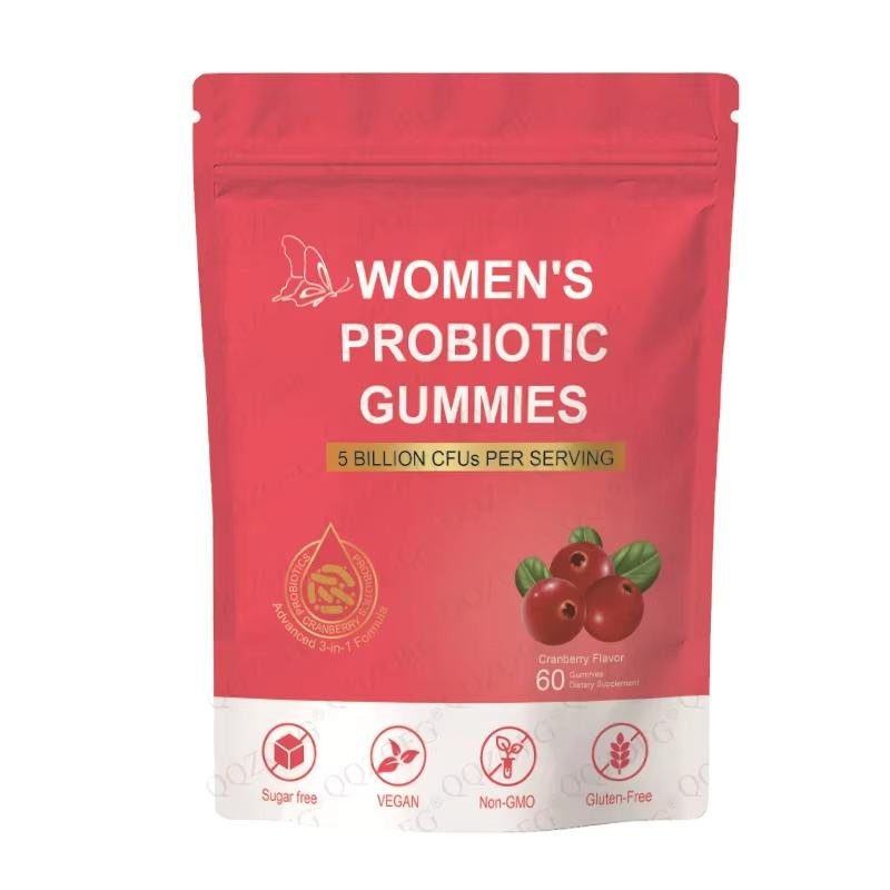 Advanced 3 in 1 Women Probiotic Gummies Women's Probiotics Gummy Cranberry Probiotic Gummies