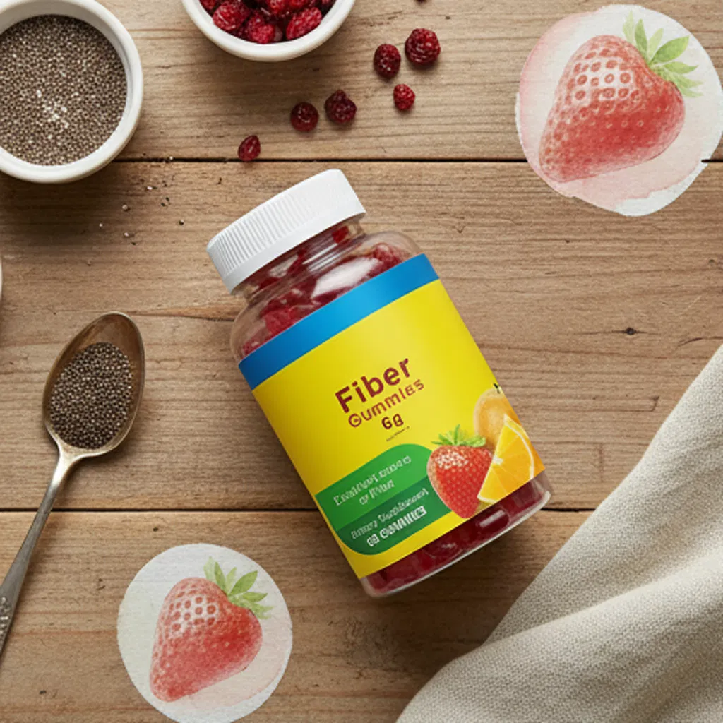 Wholesale Cross-Border Temu Vitamin Inulin Gummies with Satiety Effect, Probiotics, Apple Cider Vinegar &amp; Dietary Fiber