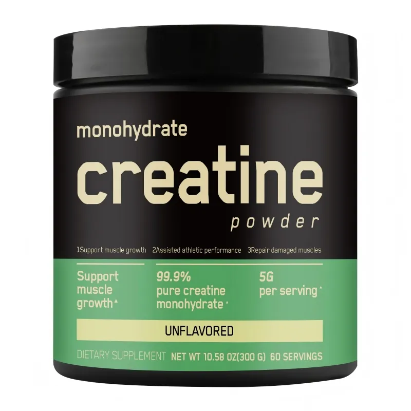 Custom Pure Creatine Monohydrate Muscle Builder Sport Supplements Pre Workout Micronized Powder