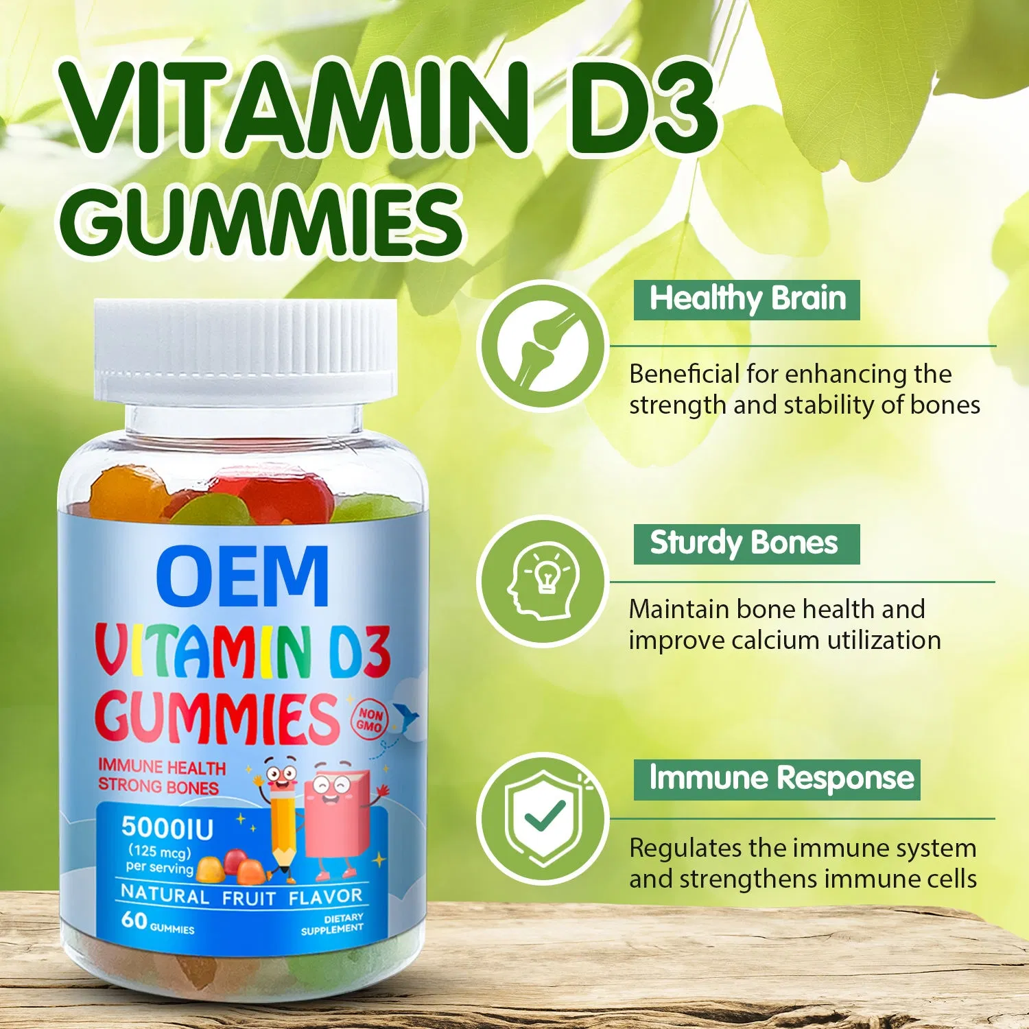 Vitamin D3 + K Gummies for Kids