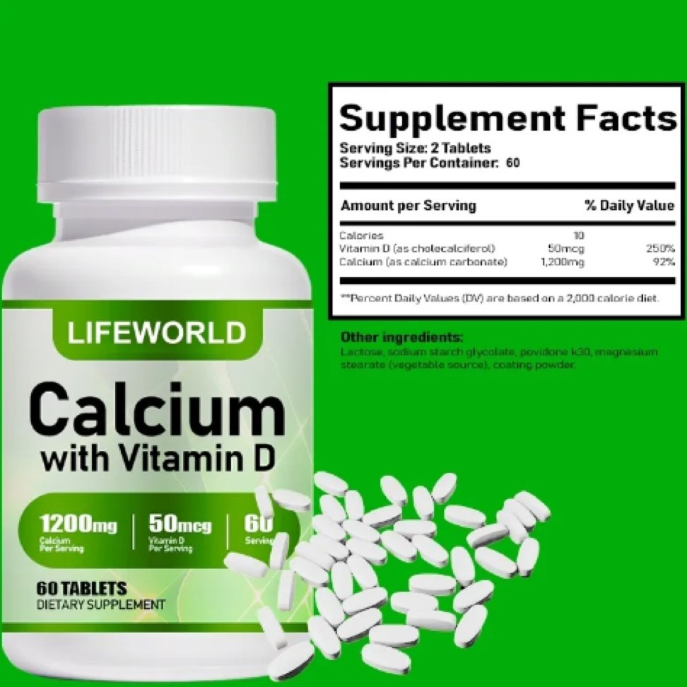 Calcium Citrate Supplement with Vitamin D3 for Joint Health