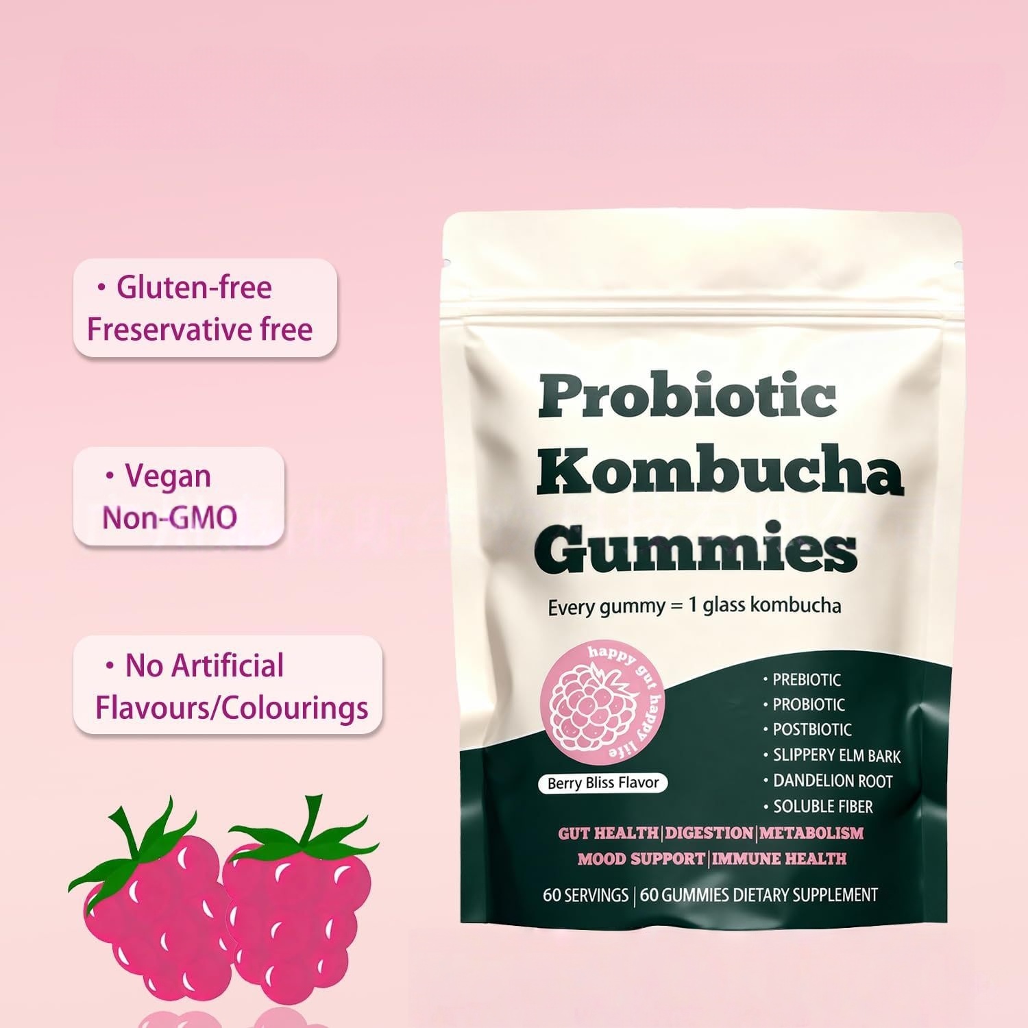 Probiotic Kombucha Gummies Detail 4