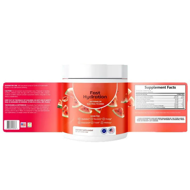 Refreshing Electrolyte Powder for Quick Hydration and Endurance