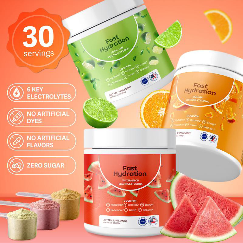 Refreshing Electrolyte Powder for Quick Hydration and Endurance