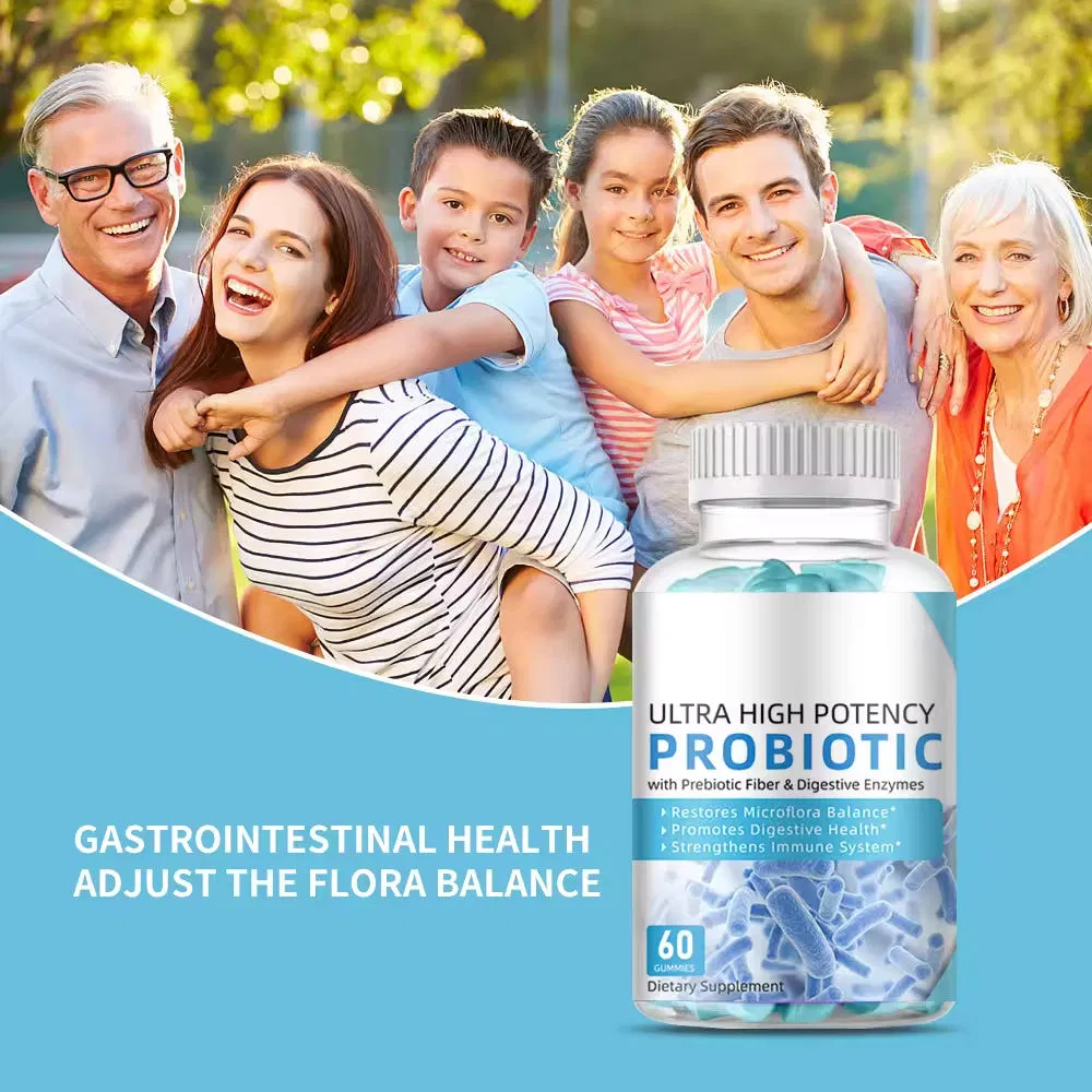 Olli Premium Ultra High Potency Probiotic Gummies for Flora Balance