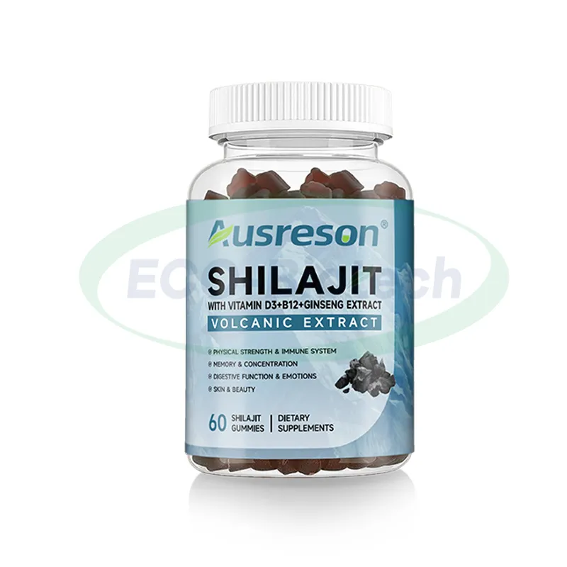Ausreson OEM Energy Immunity Support Supplement Organic Vegan Himalayan Shilajit Gummies