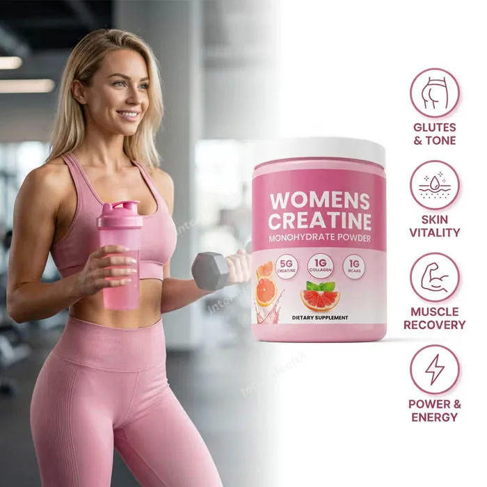 OEM Sport Supplement Protein Bcaa Collagen Women's Creatine Monohydrate Powder
