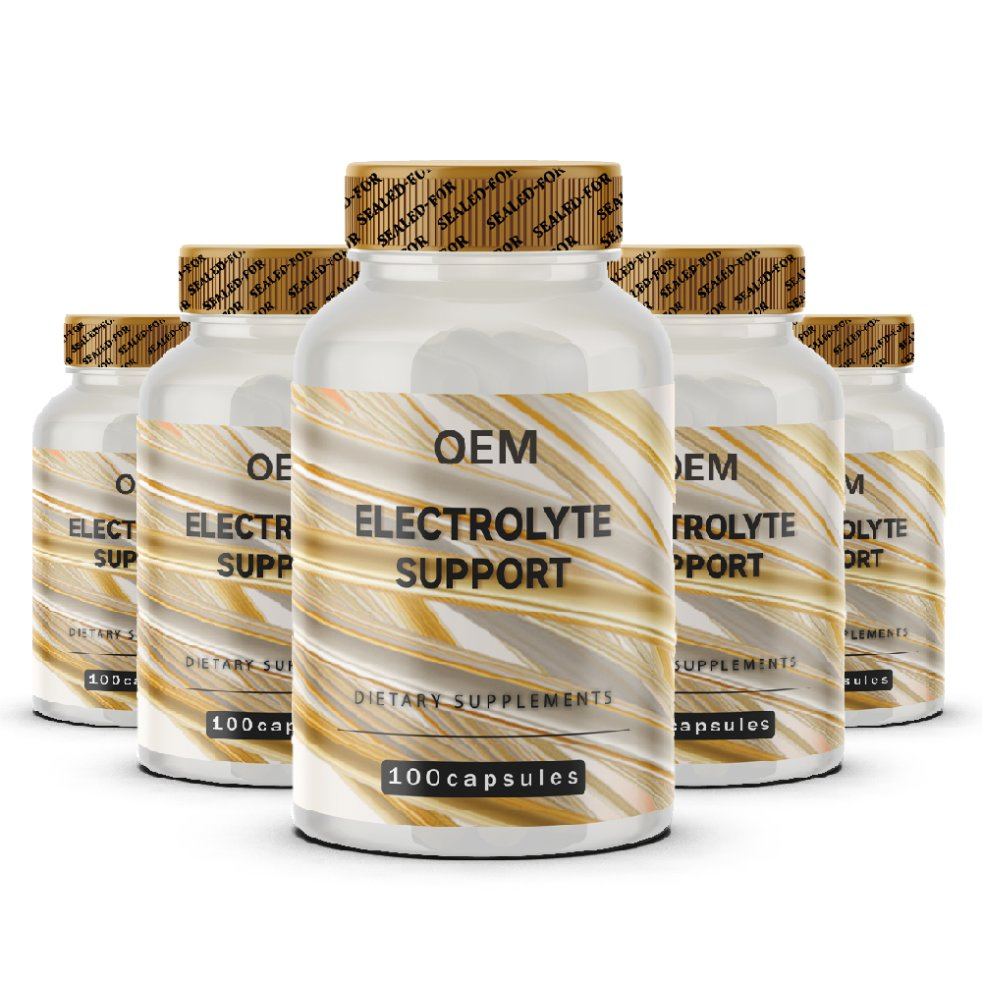 OEM Electrolyte Balance Capsules for Hydration Support and Muscle Recovery Energy Boost Powder