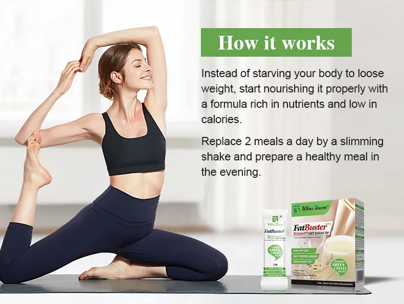 Fat Burning Shake Powder Meal Replacement for Weight Management