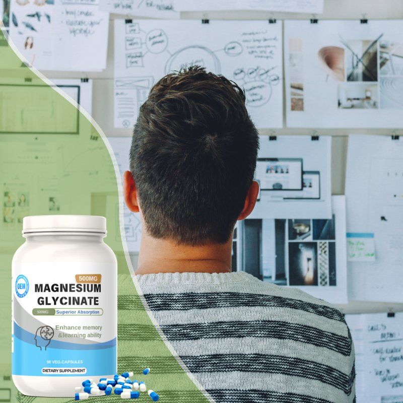 Magnesium Glycinate Supplement for Cognitive Function and Clarity