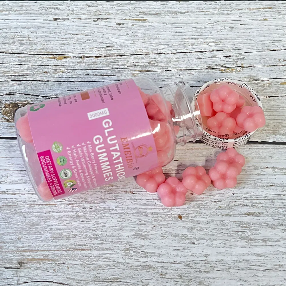 Self-Branded Brightening Skin Tone Probiotic Gummies Whitening Dietary Supplement Melatonin Skin Whitening Gummy