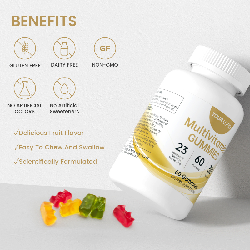 Adult Multivitamin Gummies for Energy &amp; Immunity - with B-Vitamins, No Artificial Sweeteners-Supports Metabolism Health, 60 Counts