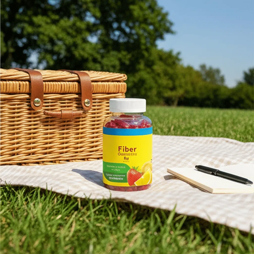 Wholesale Cross-Border Temu Vitamin Inulin Gummies with Satiety Effect, Probiotics, Apple Cider Vinegar &amp; Dietary Fiber