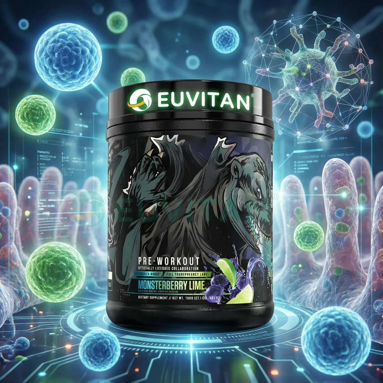 Wholesale Pre Workout Nitrogen Pump Muscle Builder Nitric Oxide Weight Management Electrolyte Recovery Pea Protein Powder for Adults