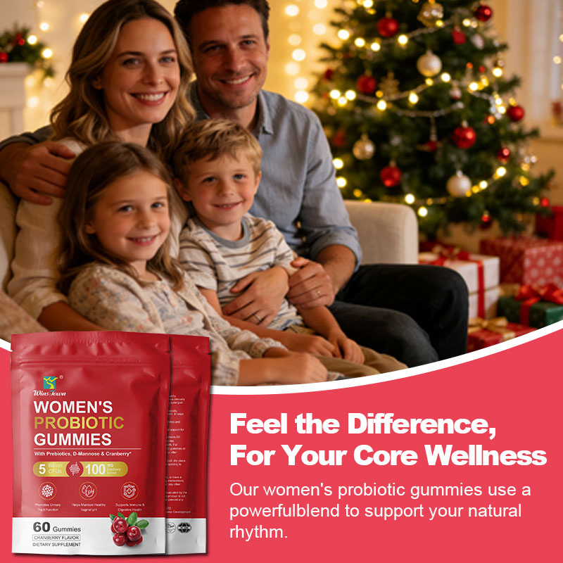Private Label Vaginal Heathy Food Gut Immune Vitamin Women's Probiotic Gummies Supplements