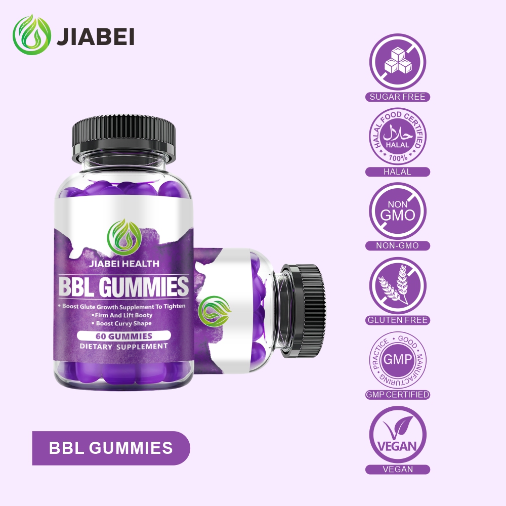 OEM Factory's Natural Herbal Dietary Fiber Supplements Big Butt Butt Lift Gummies Adult Women BBL Gummy
