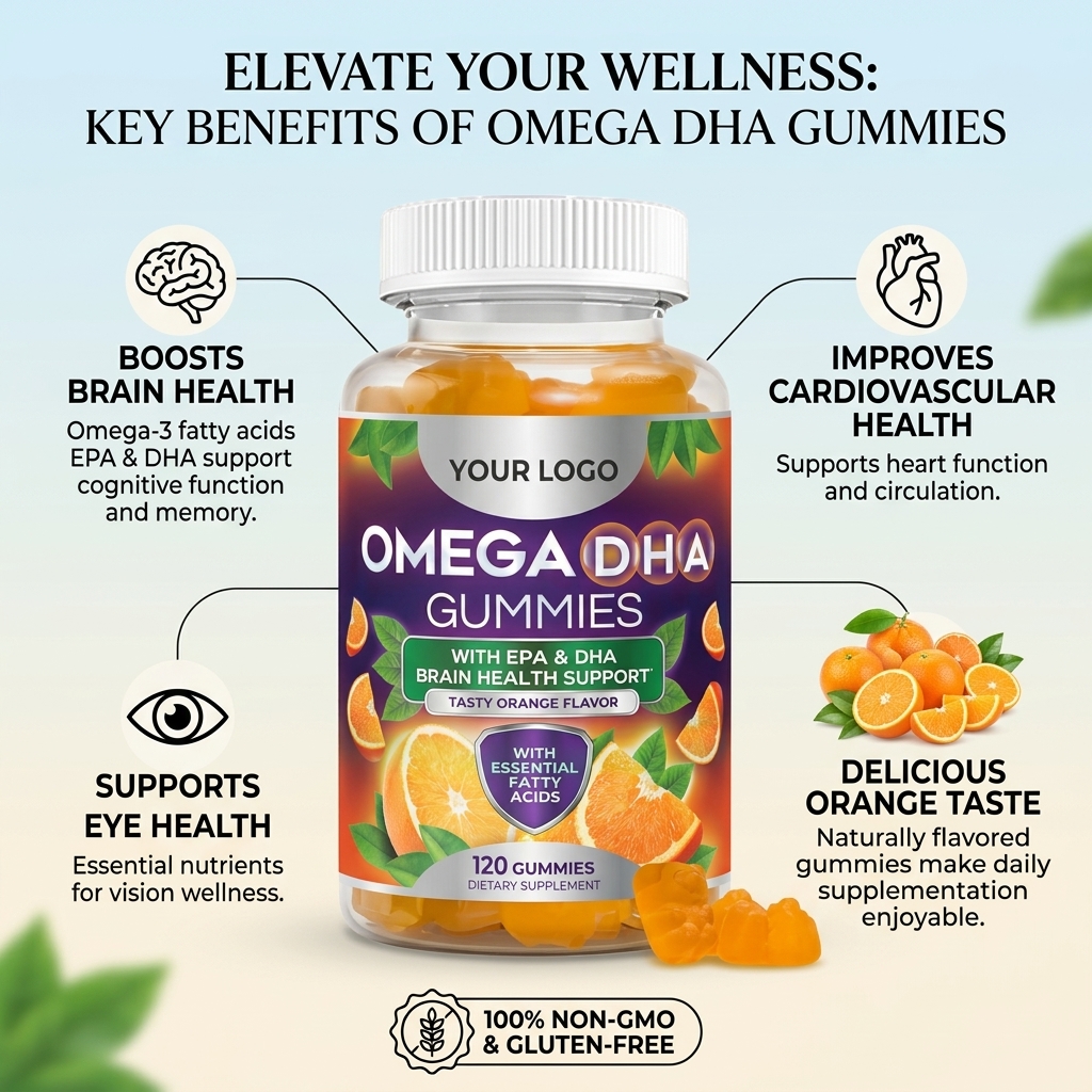 DHA Gummy Product Display 2