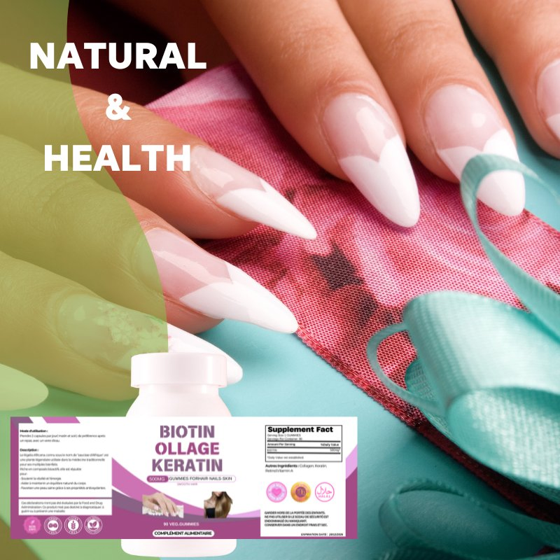Premium Biotin Gummies for Enhanced Hair, Skin, and Nails