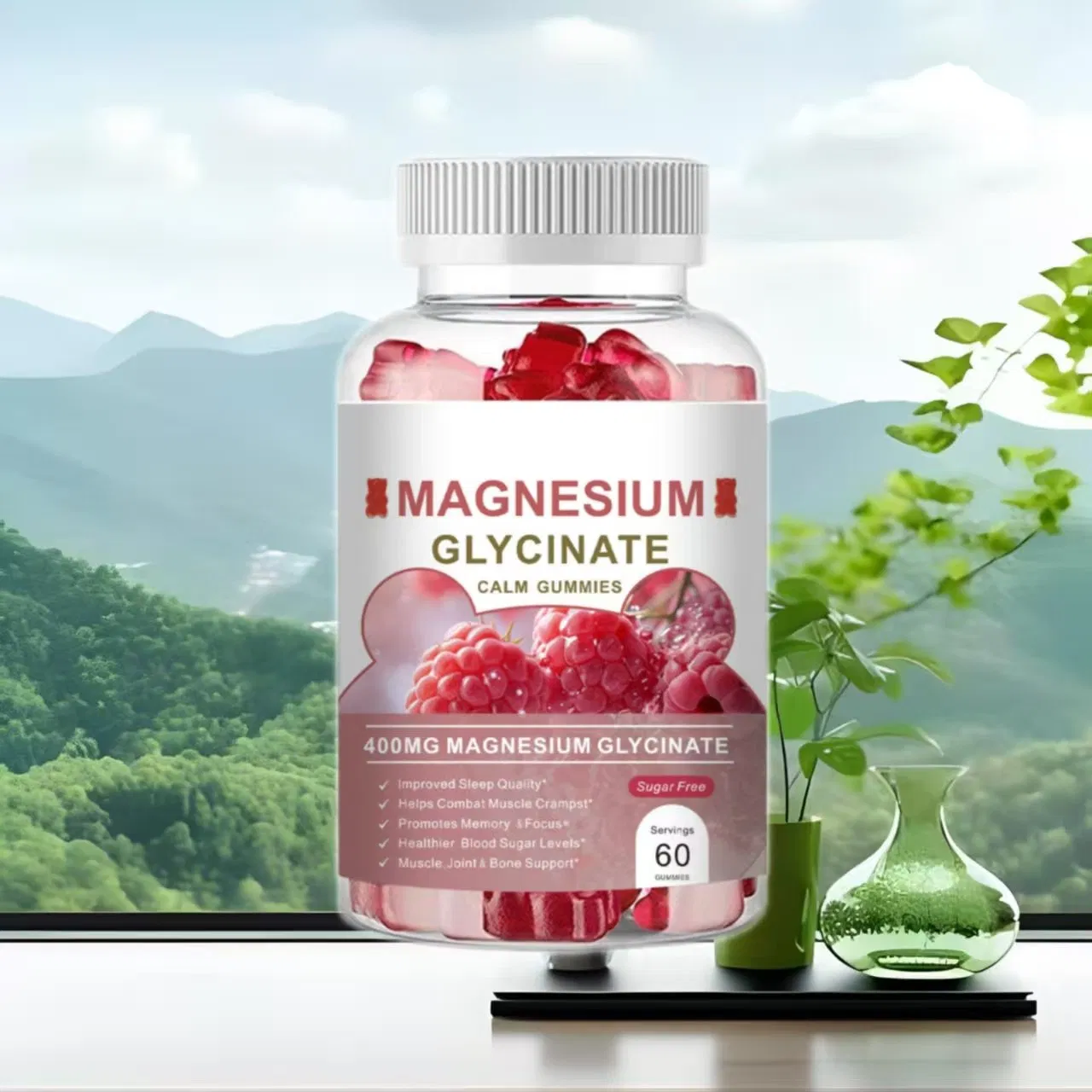 Sleep Aid and Calm Mood Magnesium Complex Gummy Supplement Magnesium Glycinate Gummies