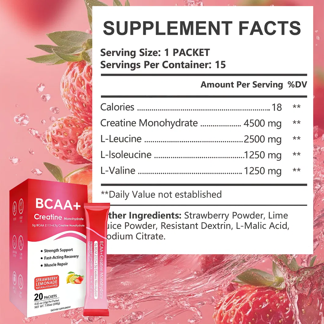 Main ingredients nutritional values