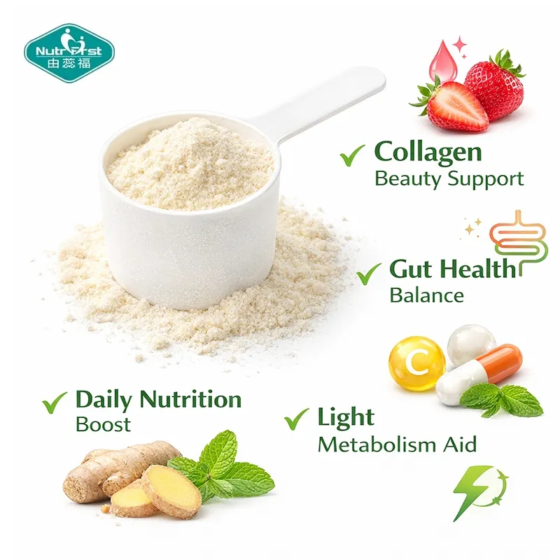 GLP Support Collagen Fiber Beauty Powder Gut Health Weight Management Multivitamin Drink Mix