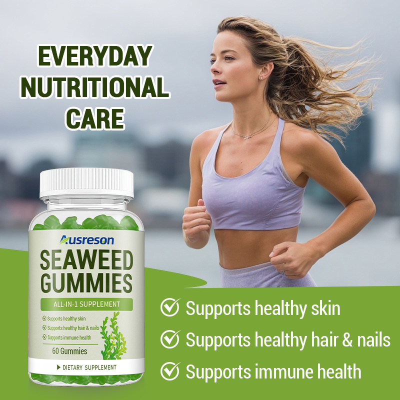 Ausreson OEM Vegan Organic Extract Immunity Support Supplements Natural Irish Seaweed Gummies