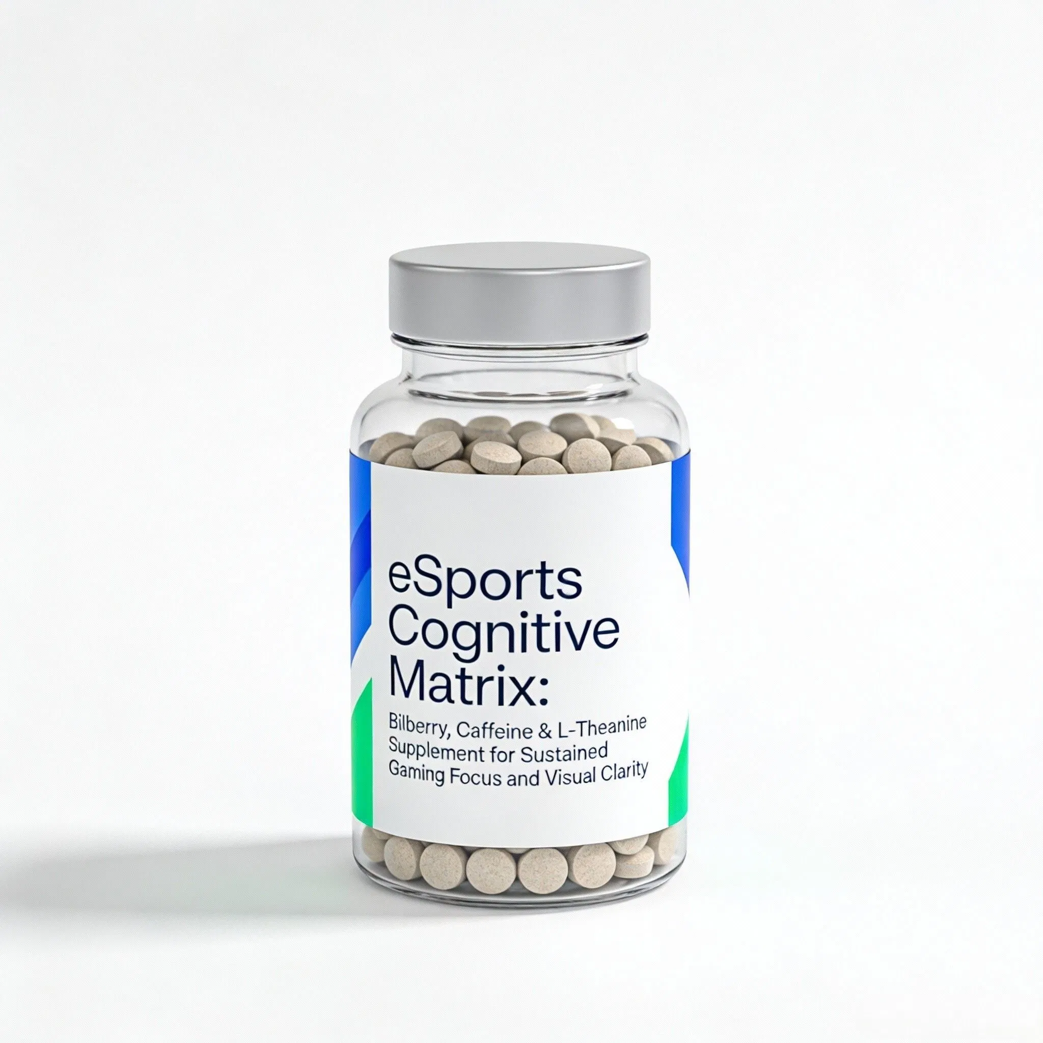 Esports Cognitive Matrix: Bilberry &amp; L-Theanine Supplement for Sustained Gaming Focus and Visual Clarity 90 Tablets Custom Branding Welcome