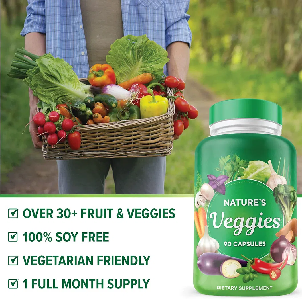 OEM/ODM Protein Powder Vitamin Super Green Food Powder Private Label Health Super Greens Superfood