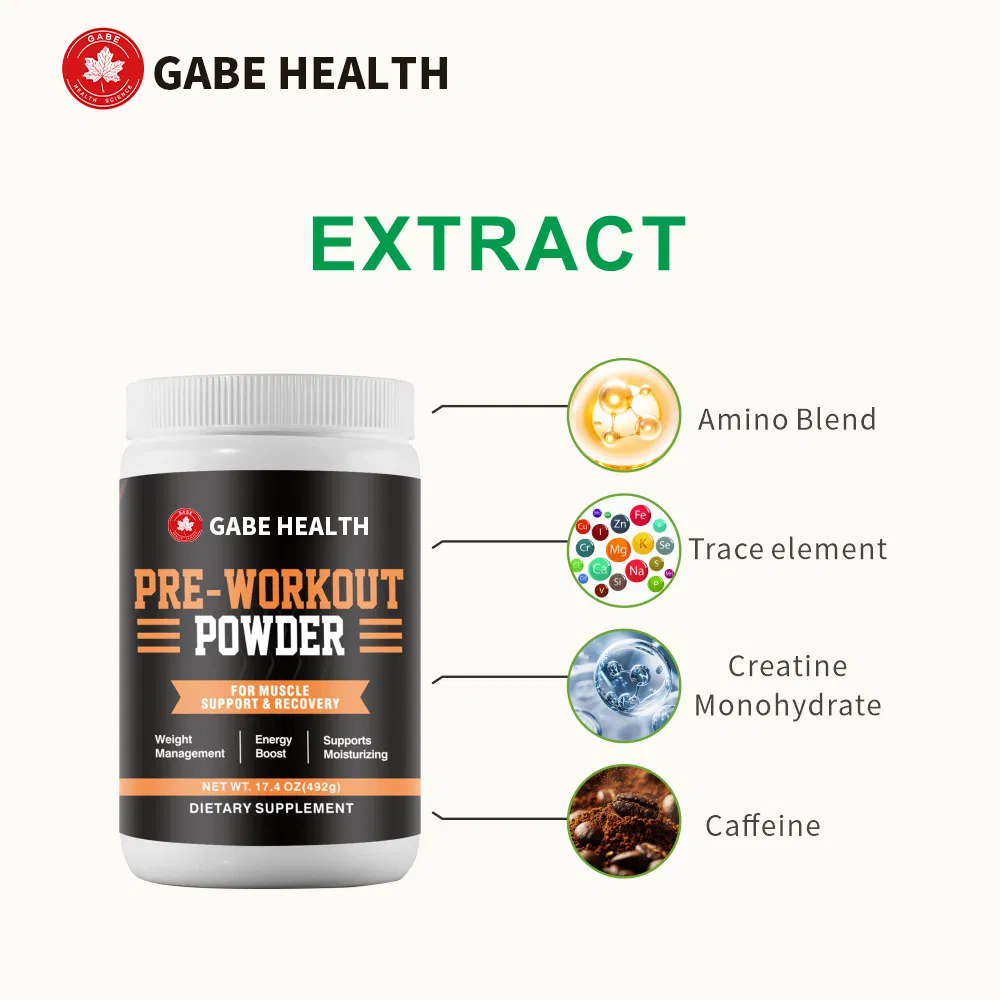 Pre-Workout Powder for Men & Women - Sports Nutrition Supplement