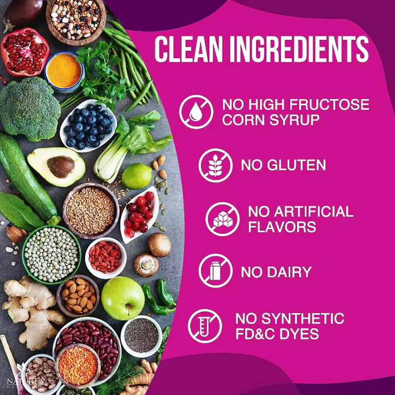 Olli OEM/ODM/Obm Vegan Halal Premium Multivitamine Gummies for Hair Skin and Nails Support Multivitamin Gummies for Body Health