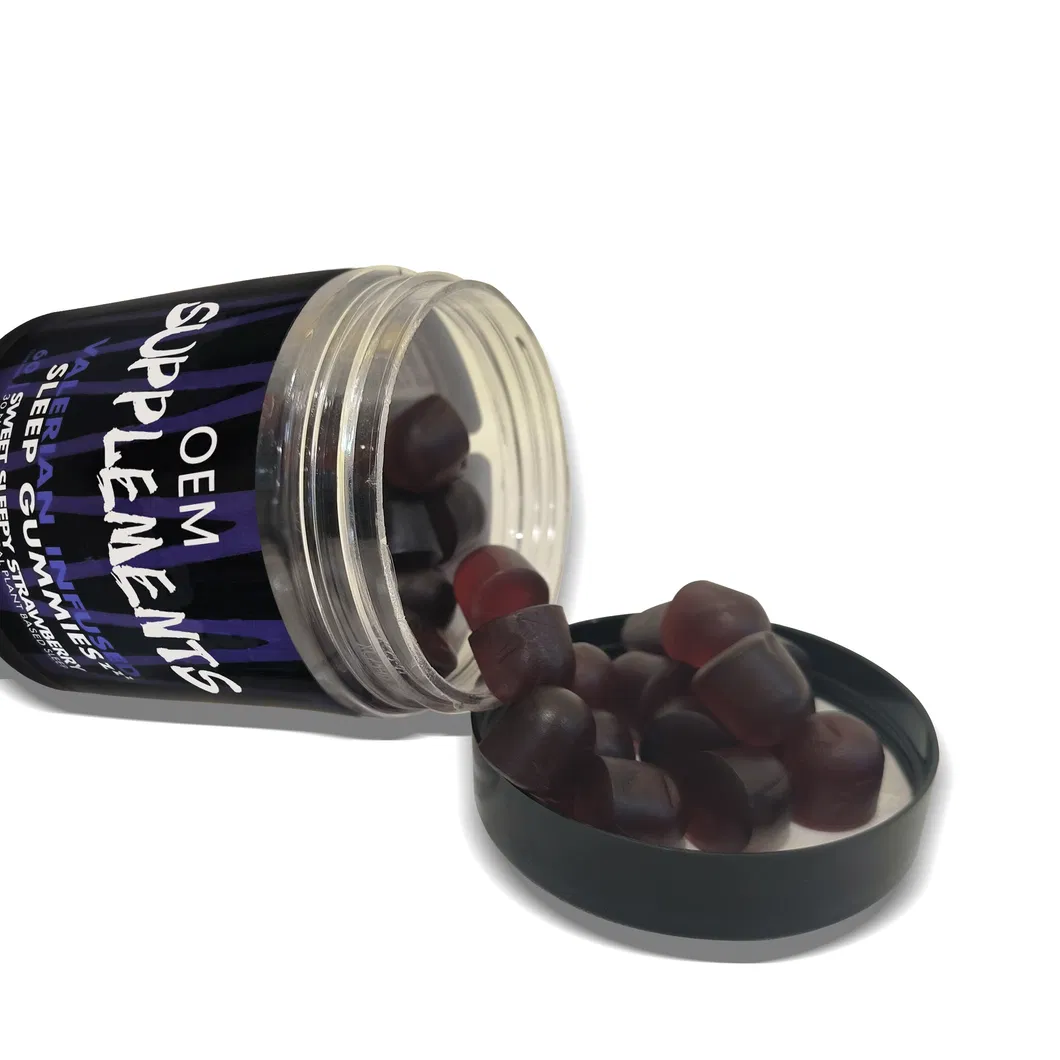 Private Label Sleep Gummy 3mg Melatonin, L-Theanine, Chamomile Sleep Aid Gummies Magnesium Supplement