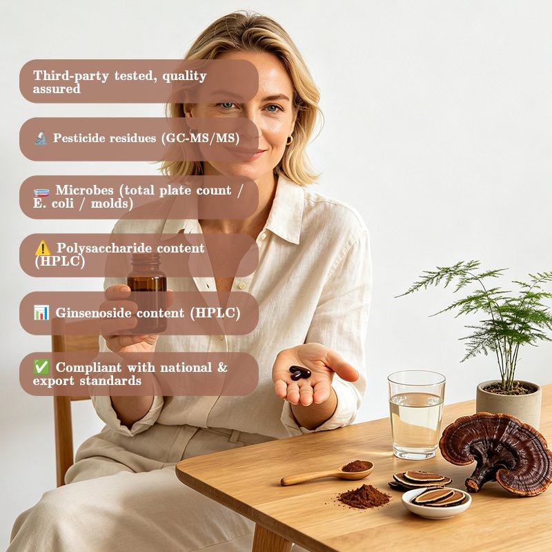 Water Soluble Reishi Extract for Functional Beverage and Coffee
