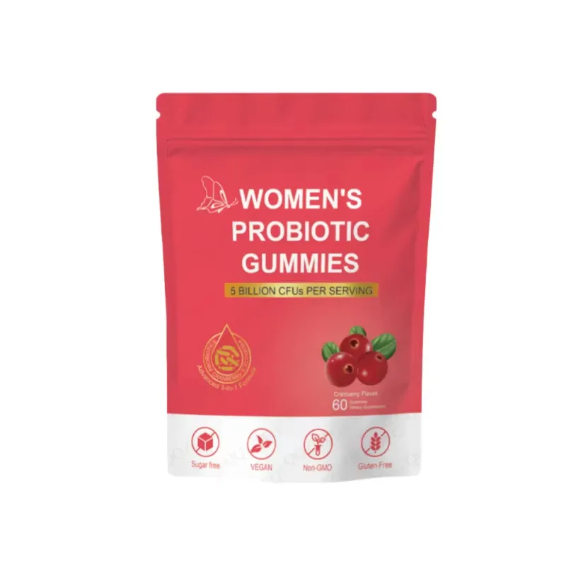 Advanced 3 in 1 Women Probiotic Gummies Women's Probiotics Gummy Cranberry Probiotic Gummies