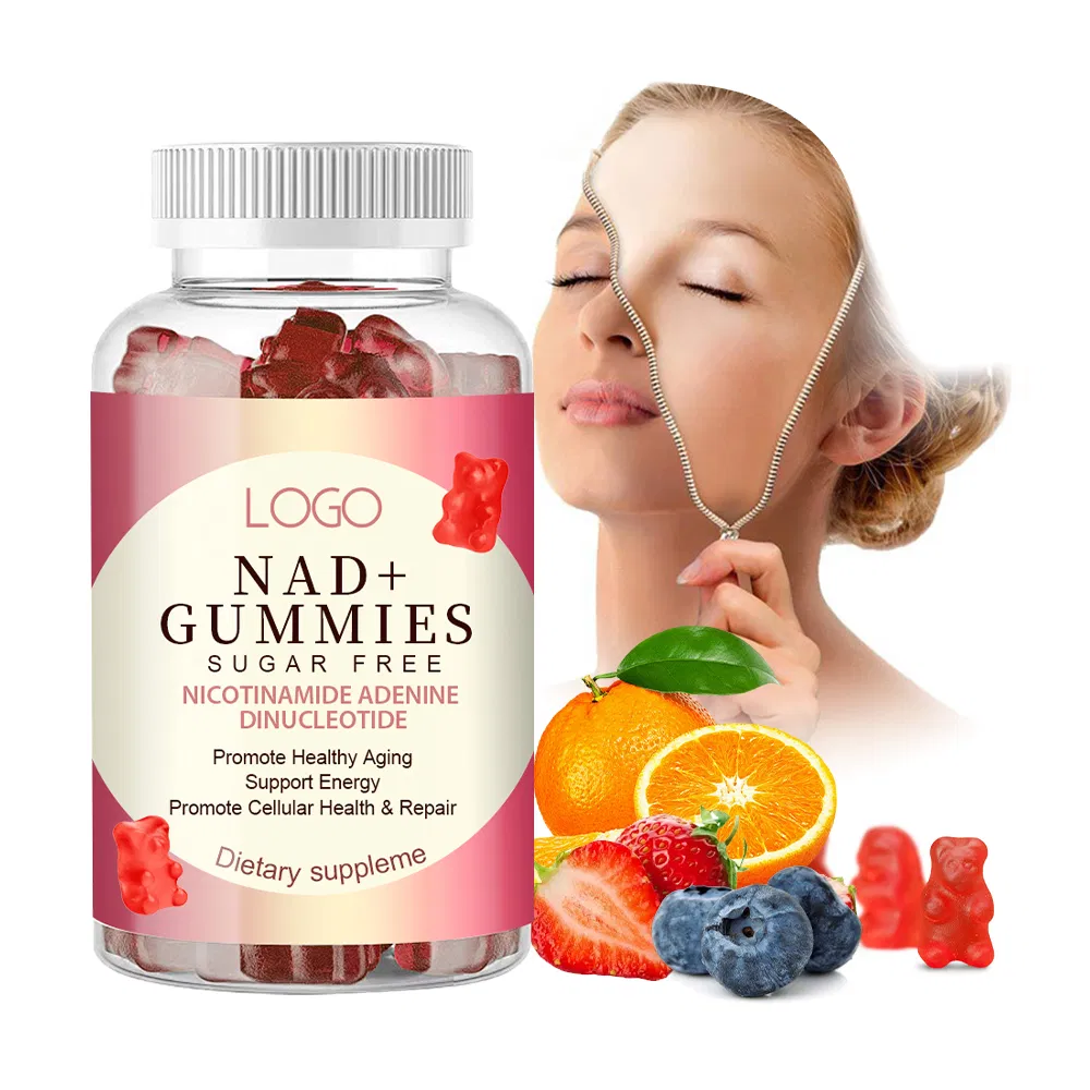 OEM/ODM Nad+ Resveratrol, Biotin Anti-Aging Gummies - Hair, Skin, Nails &amp; Joints - Collagen Peptide