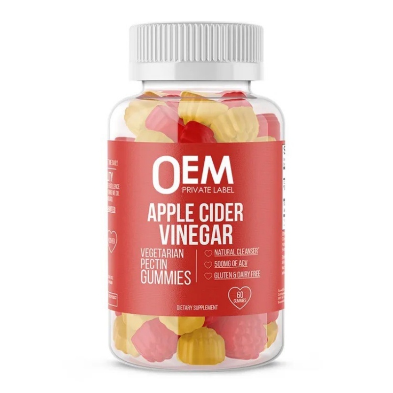 Private Label Apple Cider Vinegar Gummies Sea Moss Vitamin Candy Ashwagandha Supplement Gummy Vitamin Biotin Collagen Gummies