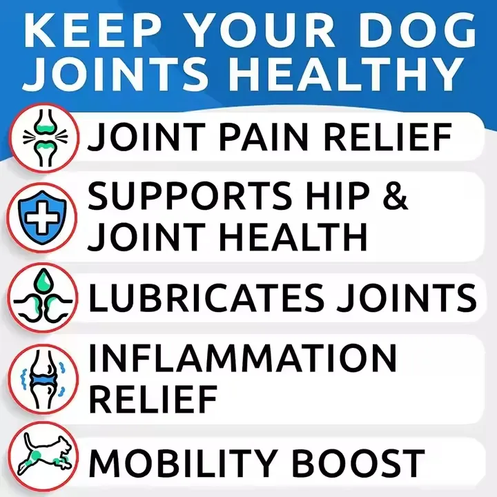 Natural Hip and Joint Supplement Chews for Pet Health Care Soft Chews