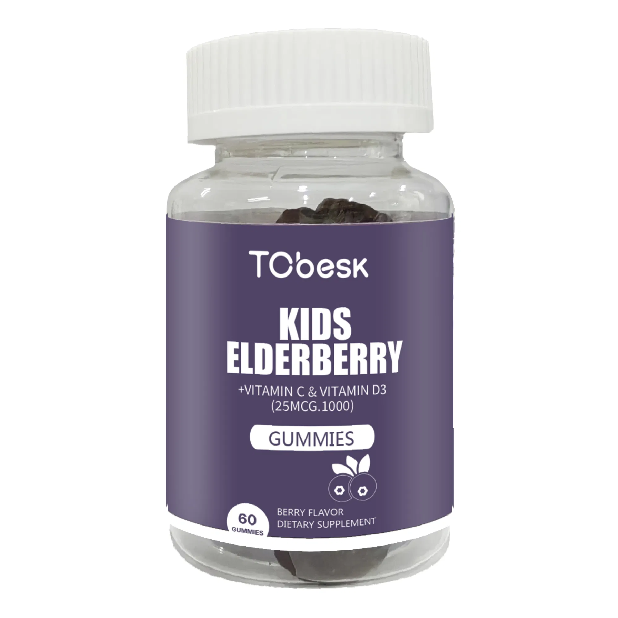 High Quality Children Dietary Supplements Support Immunity Kid's Elderberry Gummies
