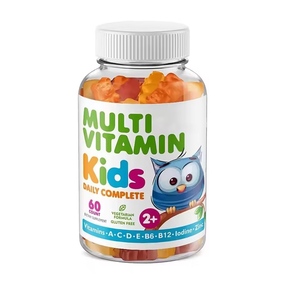 Kids Multivitamin Gummies Immune Support Minerals Vitamin A,C,D,E,B Zinc Chewable Supplement