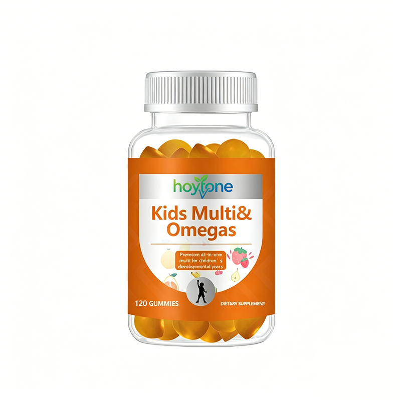 OEM Private Label Kids &amp; Adult Multivitamin Organic Omega 3 Gummies Fish Oil DHA &amp; EPA for Immune &amp; Bone Support Children Growth