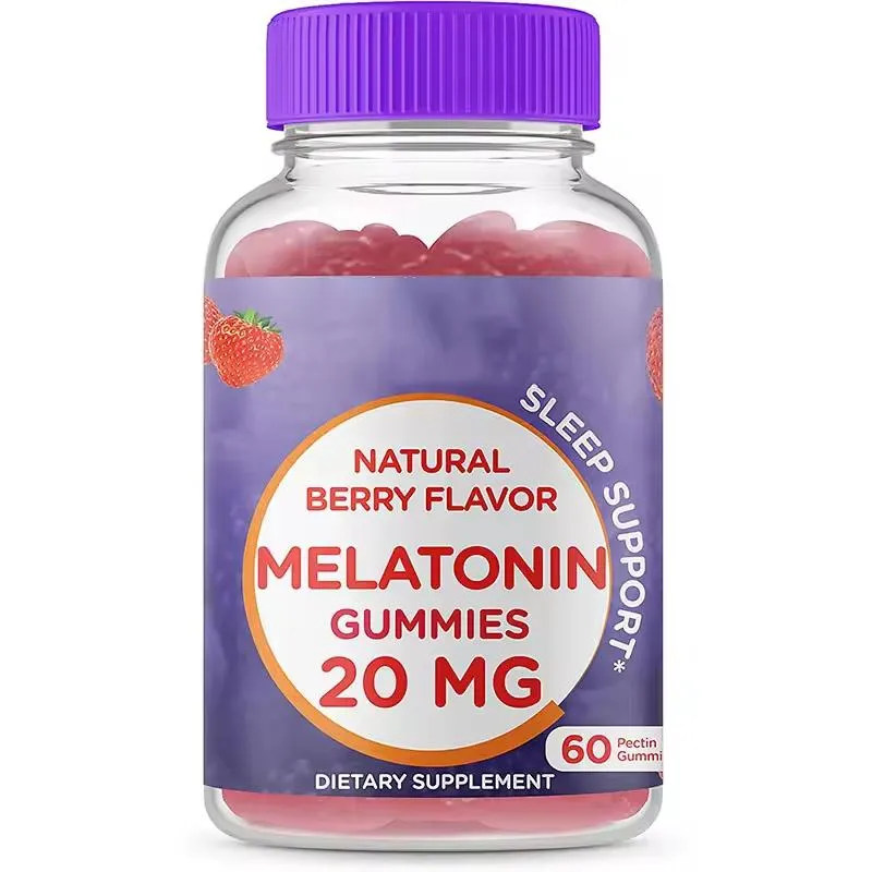 Private Label High Quality Factory Supplement Bedtime Deep Sleeping Gummies Nighttime Sleep Aid Gummy Melatonin Gummies