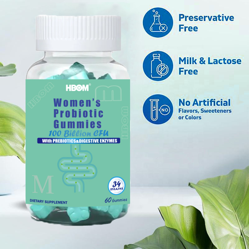 Sugar Free Dietary Fiber and Probiotic Gummies Gummy Multivitamins With Fiber Gummies Supplement for Men Women Digestive Health
