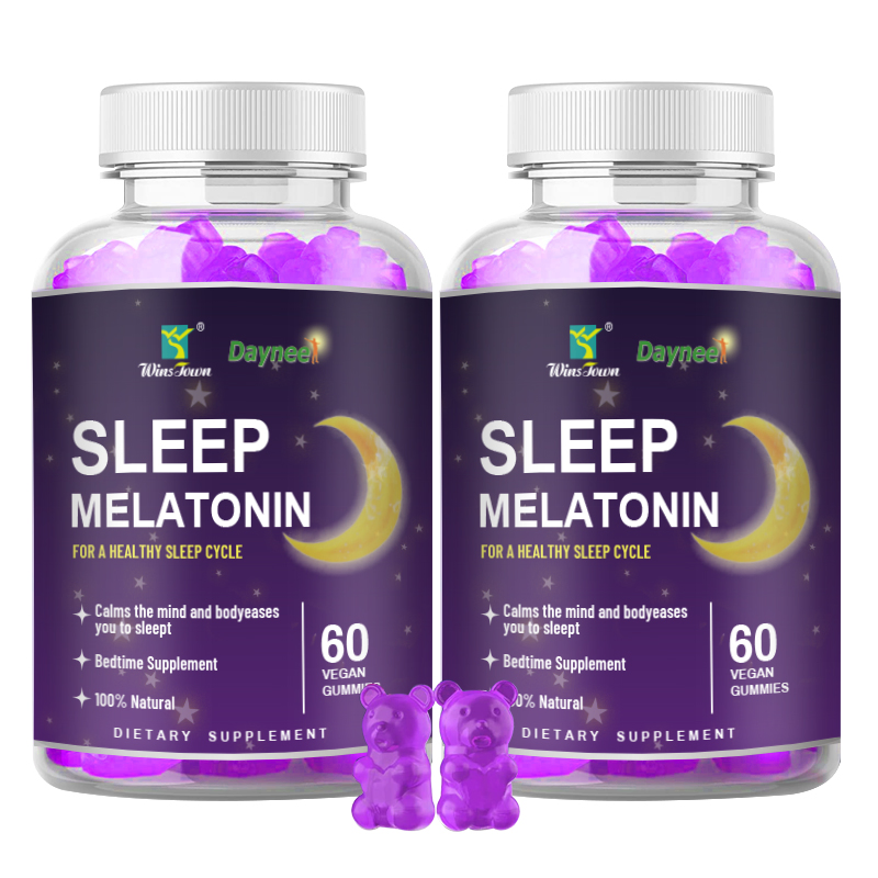 Private Label Melatonin Gummies Vegan Sleep Aid Gummy with Vitamin B6