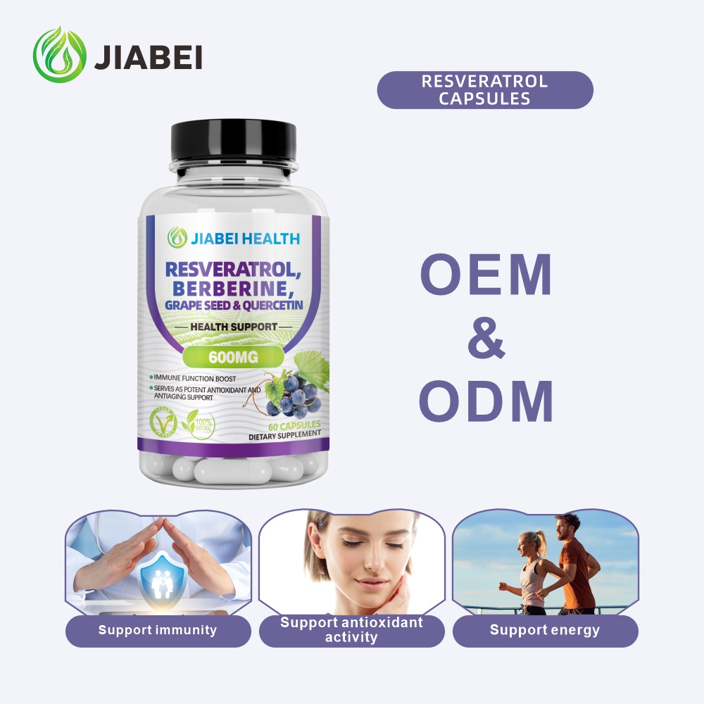 Factory Customised Adult Capsules OEM/ODM Herb Extracts Support Antioxidant Activity